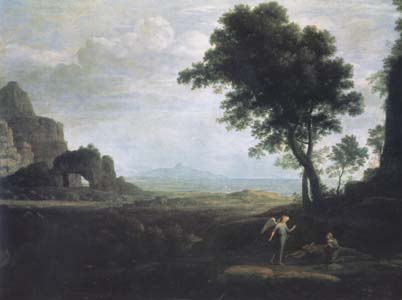 Landscape with Hagar and Ishmael in the Desert (mk17)